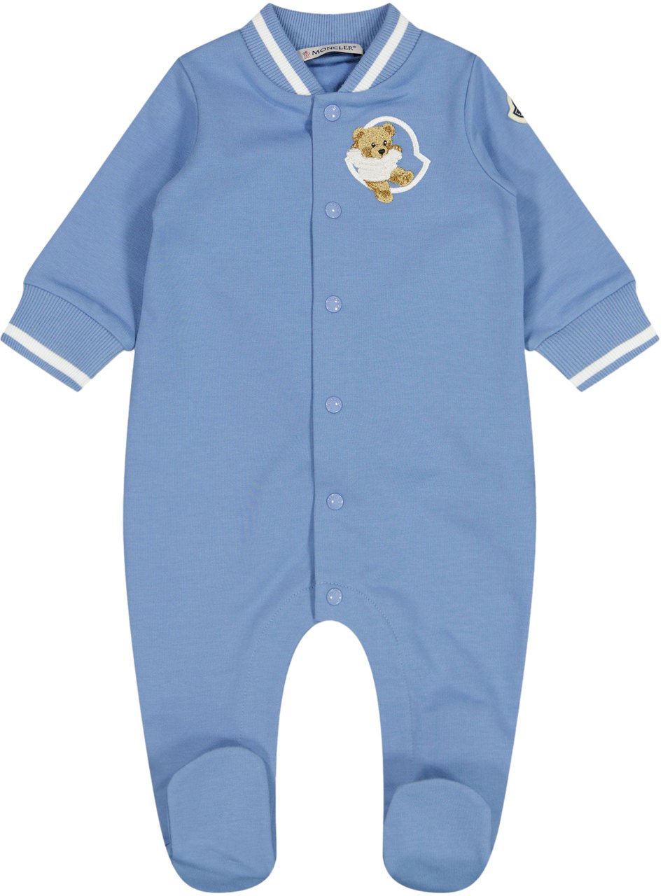 Moncler Moncler Baby Jongens Boxpakje In Licht Blauw Blauw