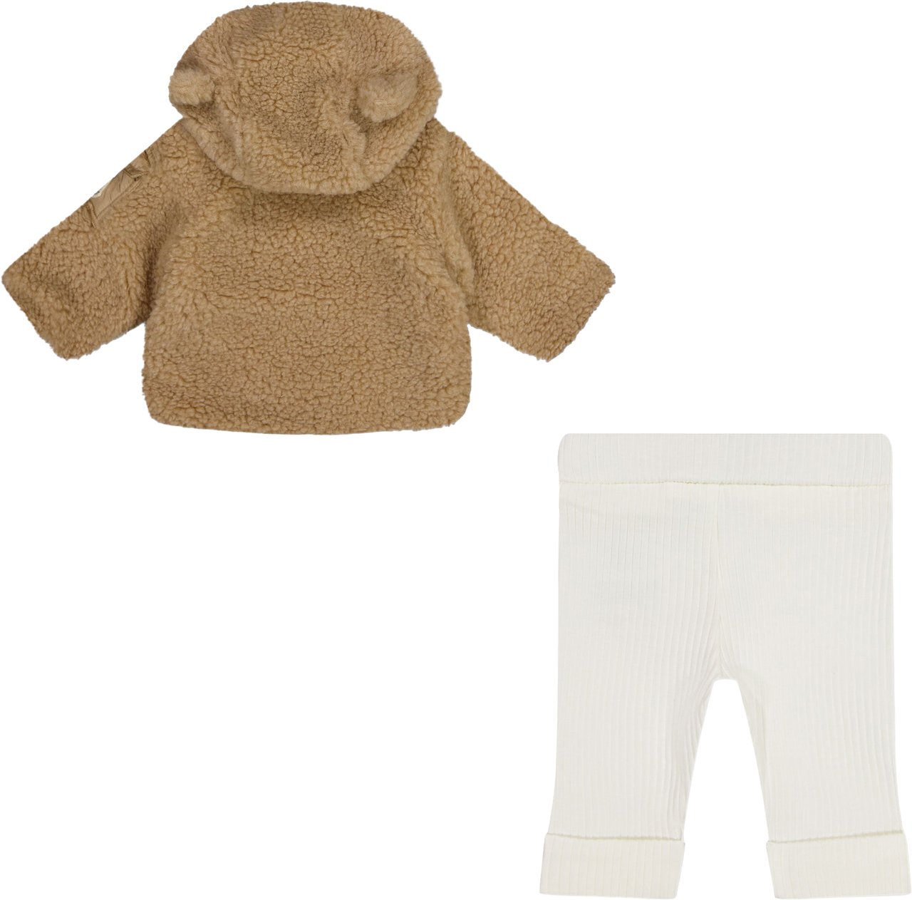 Moncler Baby Unisex Setje In Camel Taupe