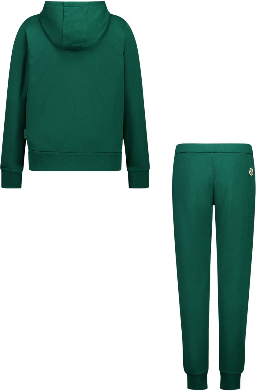 Moncler Moncler Kinder Jongens Joggingpak In Donker Groen Groen