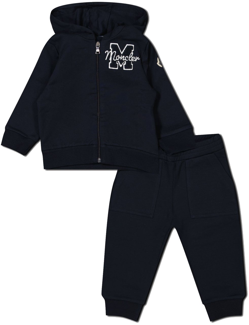 Moncler Moncler Baby Jongens Joggingpak In Navy Blauw