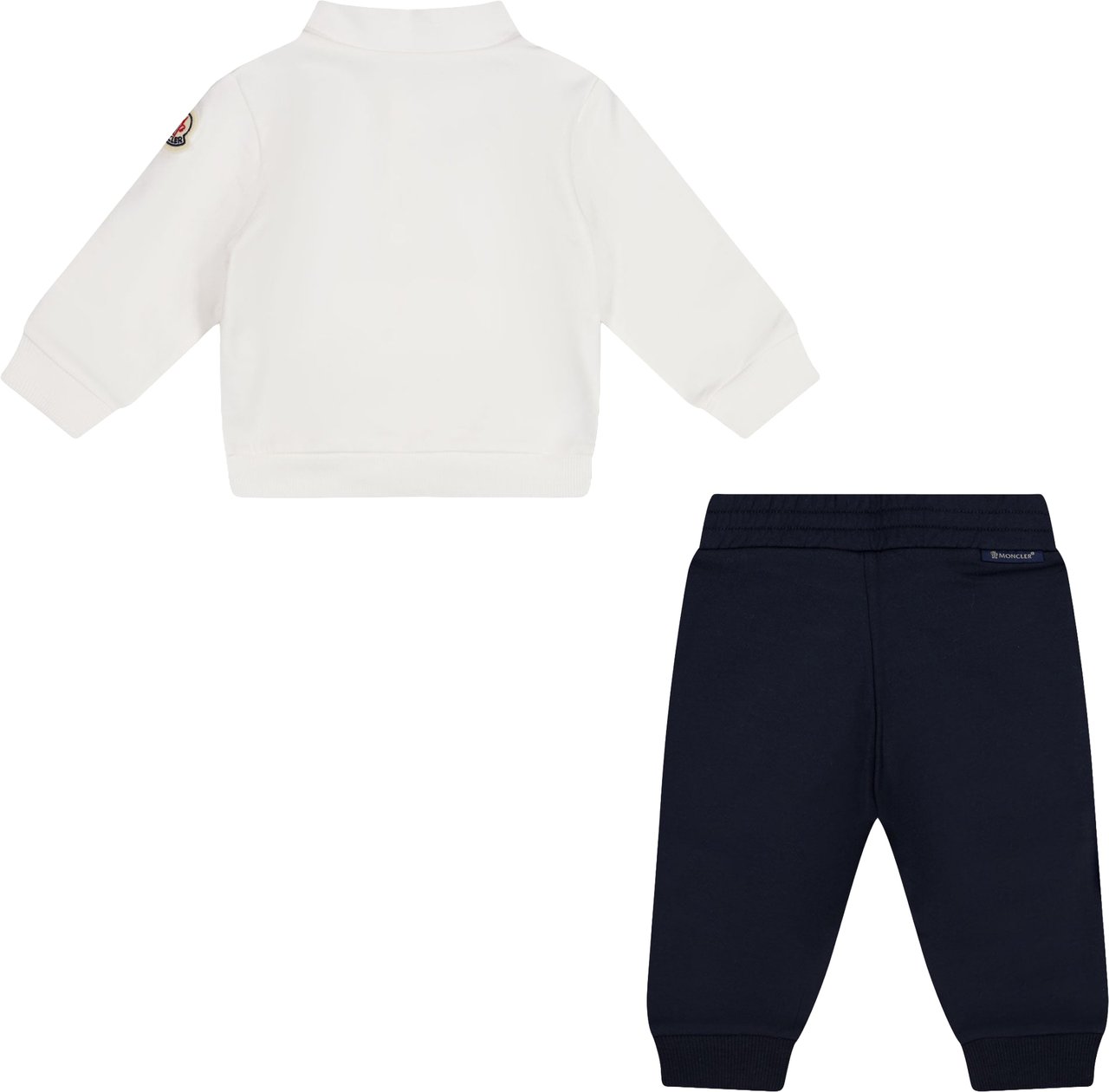 Moncler Baby Jongens Joggingpak In Wit Wit