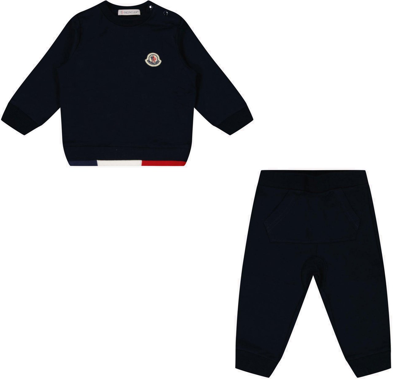 Moncler Moncler Baby Jongens Joggingpak In Navy Blauw