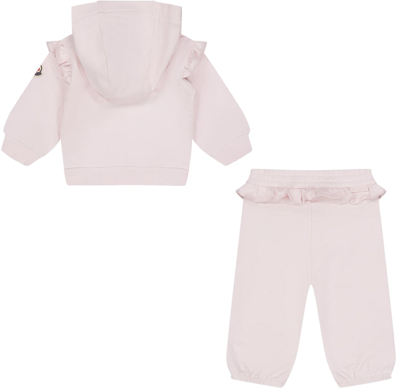 Moncler Moncler Baby Meisjes Joggingpak In Licht Roze Roze
