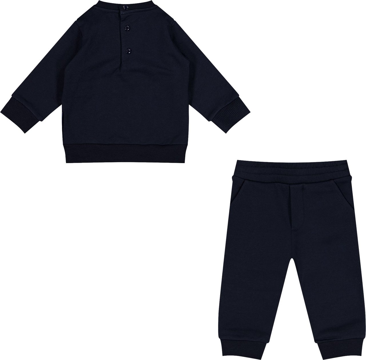 Moncler Baby Jongens Joggingpak In Navy Blauw