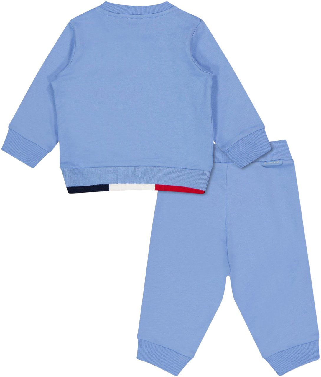 Moncler Moncler Baby Jongens Joggingpak In Licht Blauw Blauw