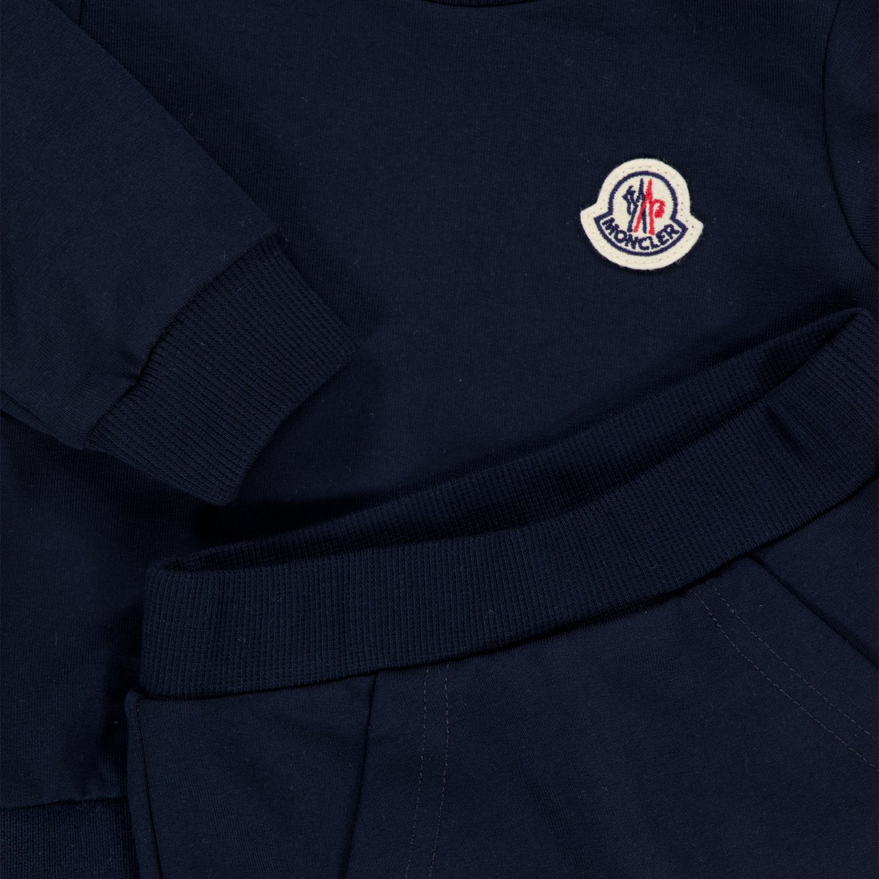 Moncler Baby Jongens Joggingpak In Navy Blauw