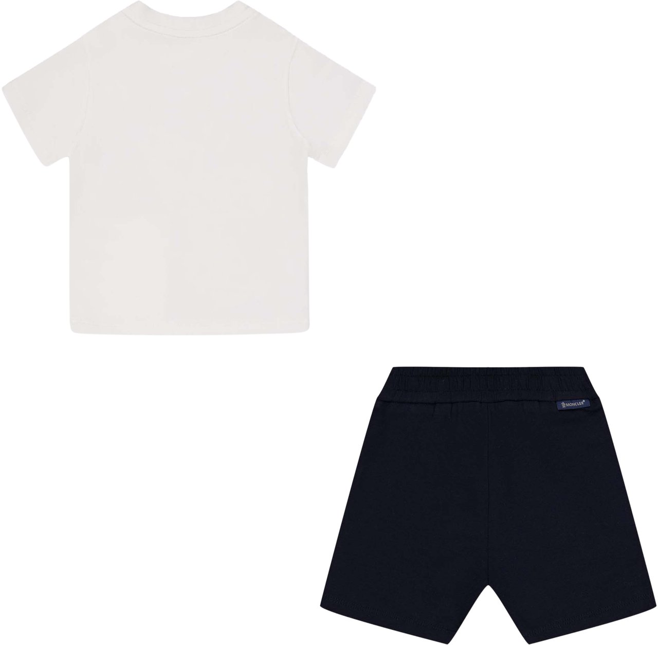 Moncler Moncler Baby Jongens Setje In Wit Wit