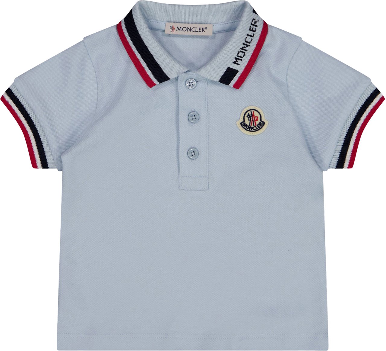 Moncler Baby Jongens Setje In Licht Blauw Blauw