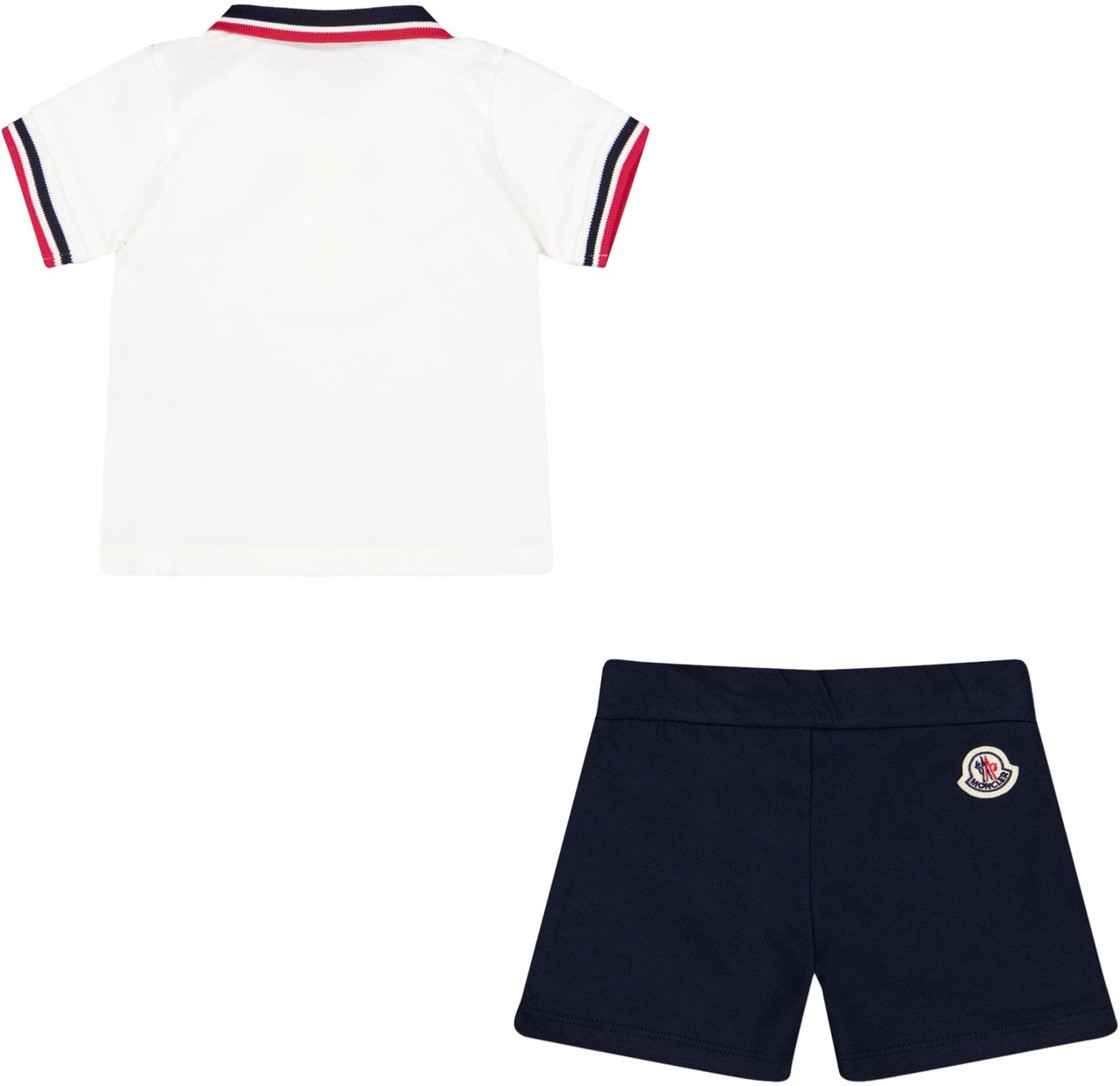 Moncler Moncler Baby Jongens Setje In Wit Wit