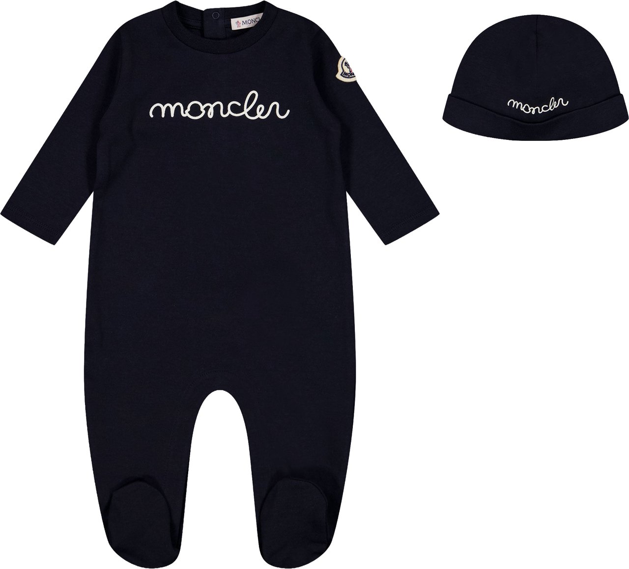 Moncler Baby Unisex Boxpakje In Navy Blauw