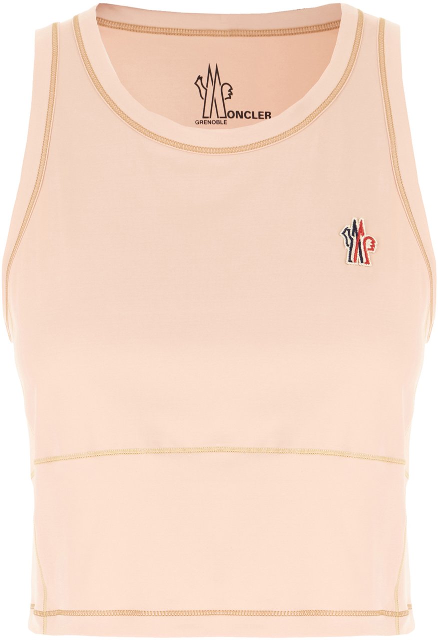 Moncler Moncler Pink nylon top Roze