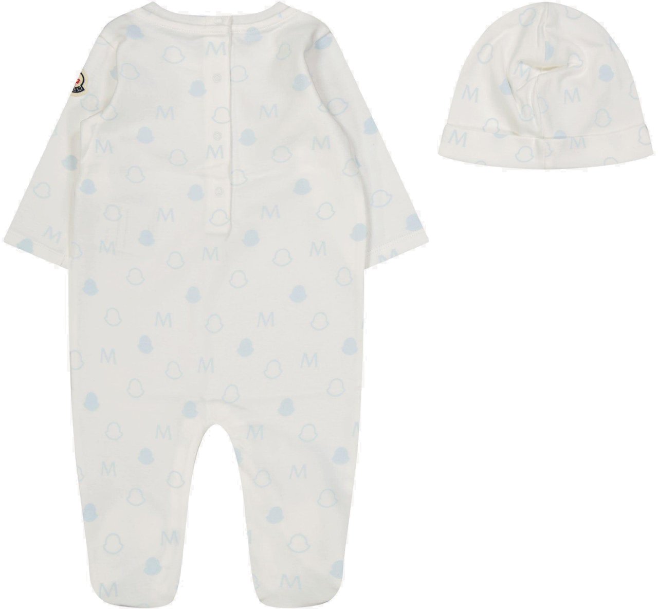 Moncler Moncler Baby Unisex Boxpakje Licht Blauw Blauw