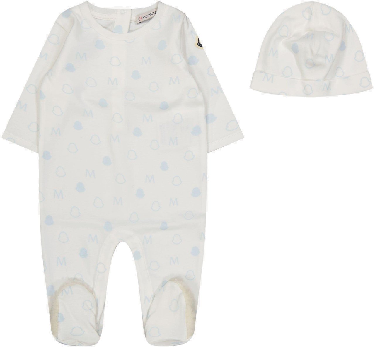 Moncler Moncler Baby Unisex Boxpakje Licht Blauw Blauw