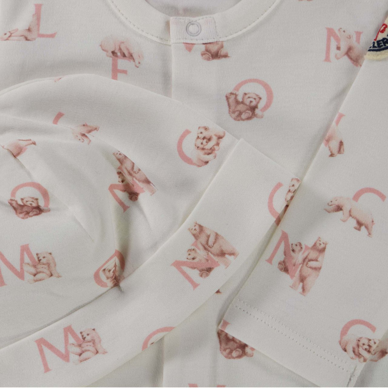 Moncler Moncler Baby Meisjes Boxpakje In Licht Roze Roze