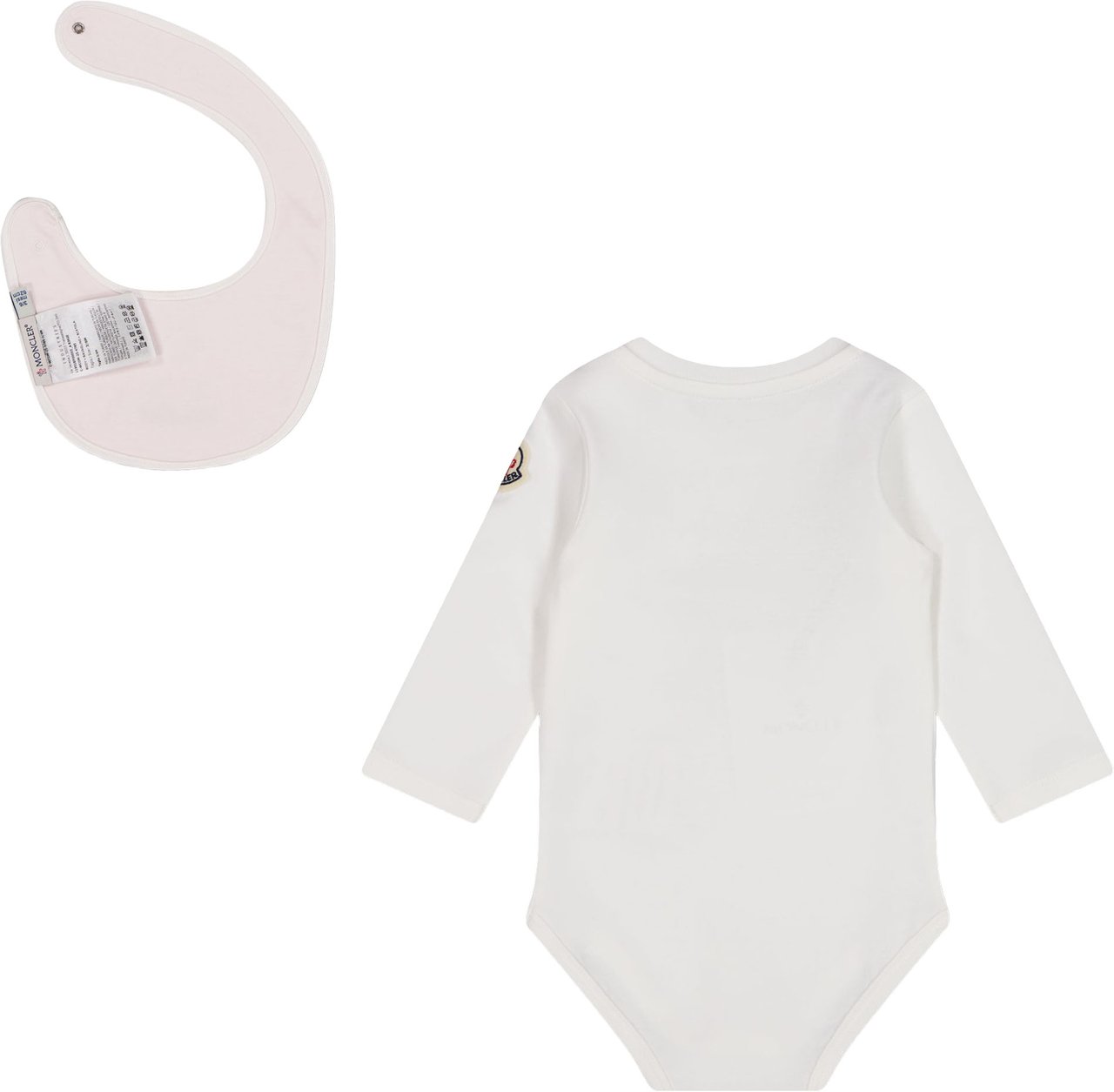 Moncler Moncler Baby Unisex Rompertje In Licht Roze Roze