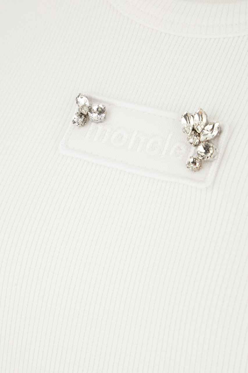 Moncler Moncler White cotton top Wit