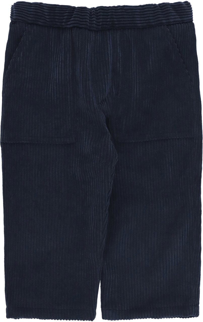 Moncler Trousers Blue Navy