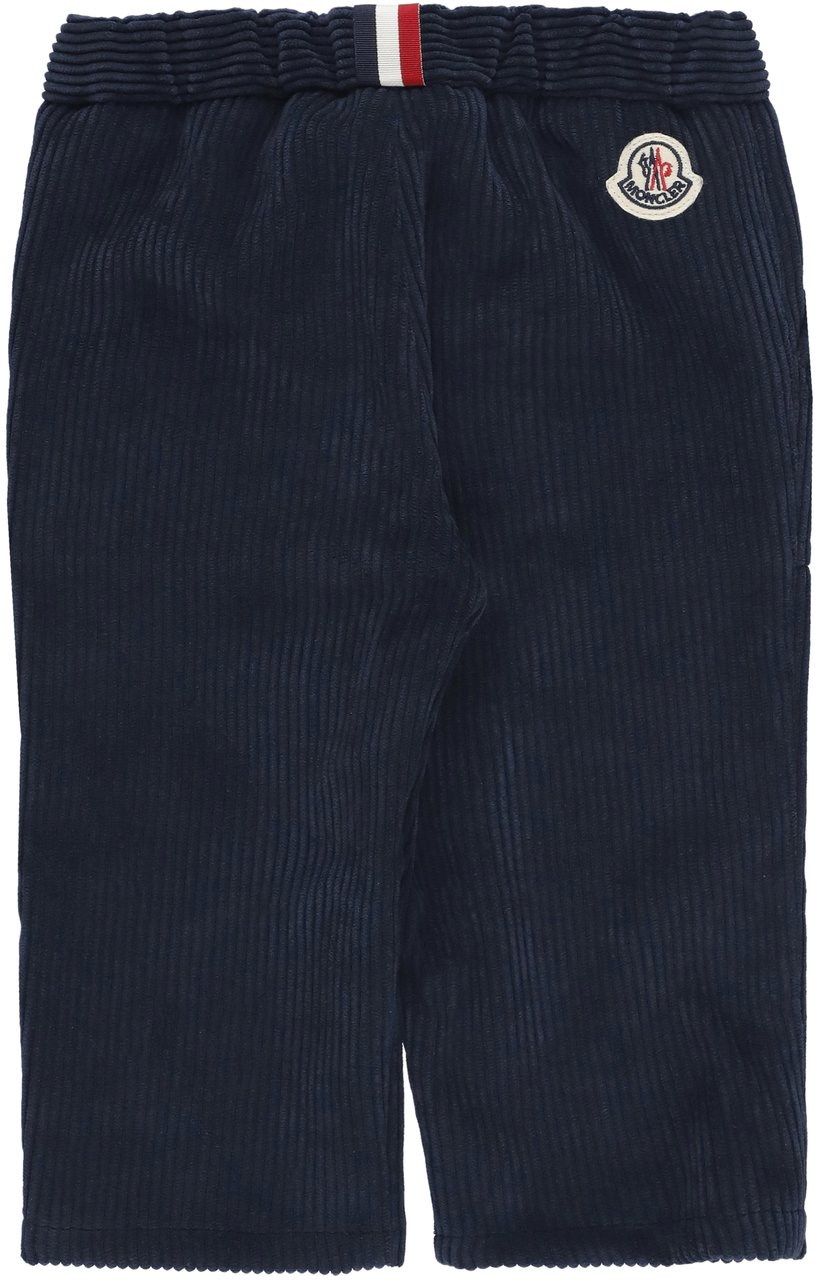 Moncler Trousers Blue Navy