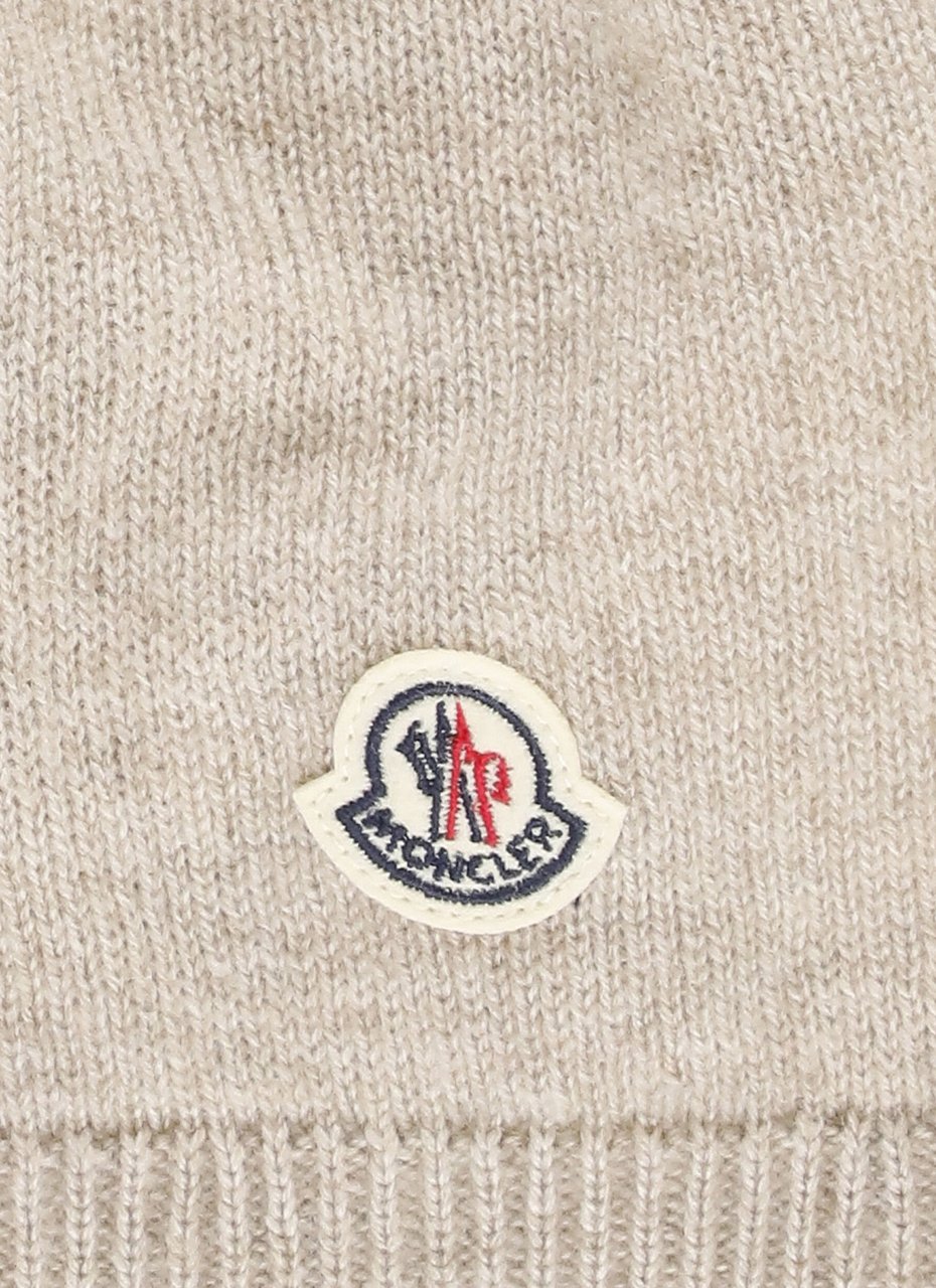 Moncler Hats Beige Beige