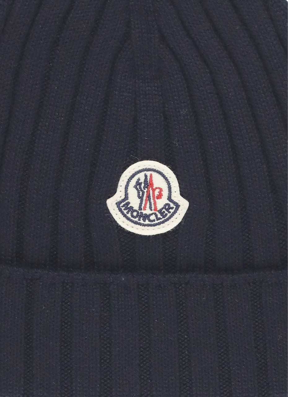 Moncler Hats Blue Blauw