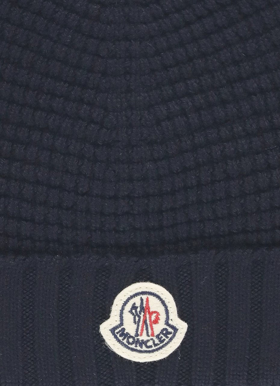Moncler Hats Blue Blauw