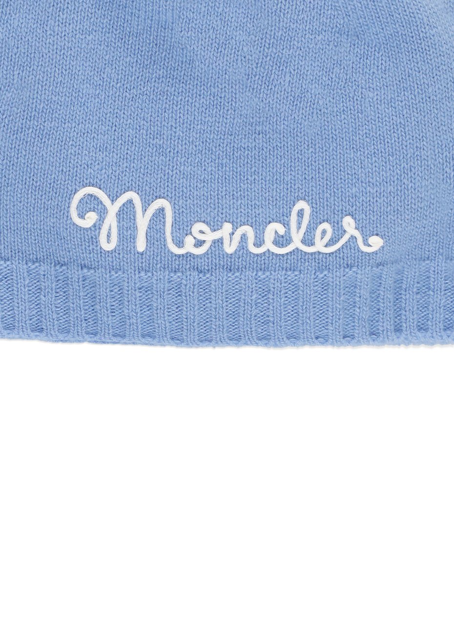 Moncler Hats Light Blue Blauw