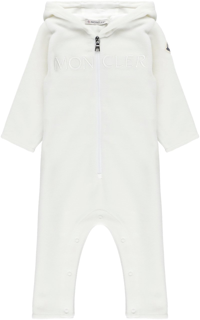 Moncler Dresses Ivory Wit