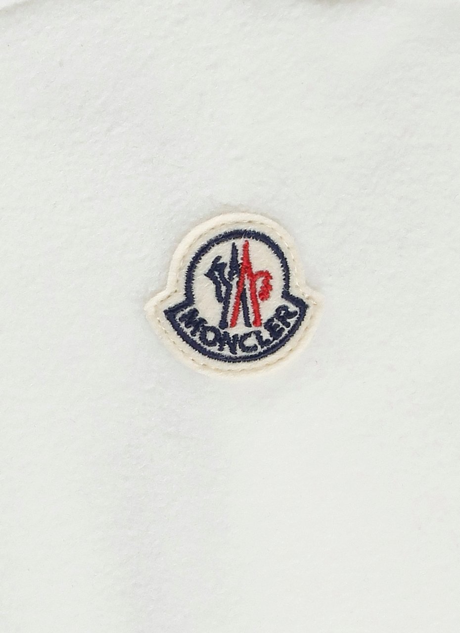 Moncler Dresses Ivory Wit