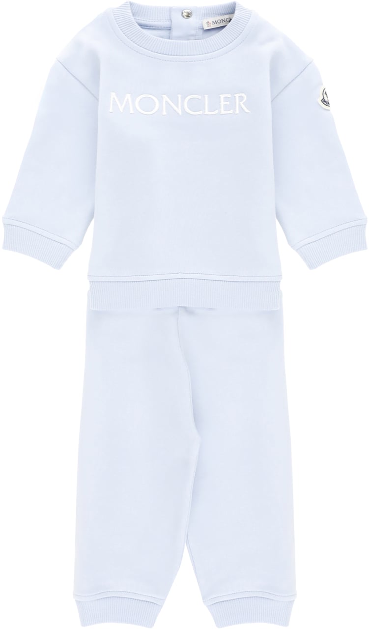 Moncler Dresses Light Blue Blauw