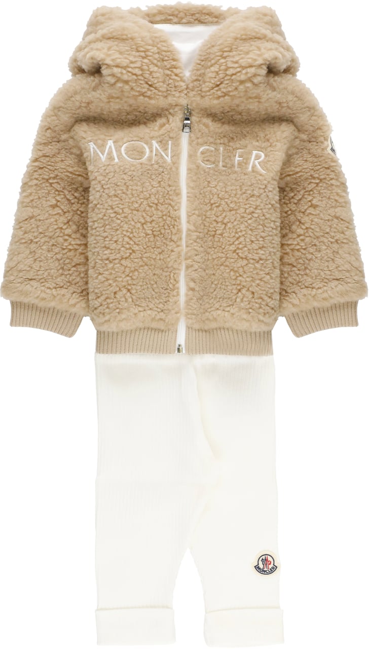 Moncler Dresses Beige Beige