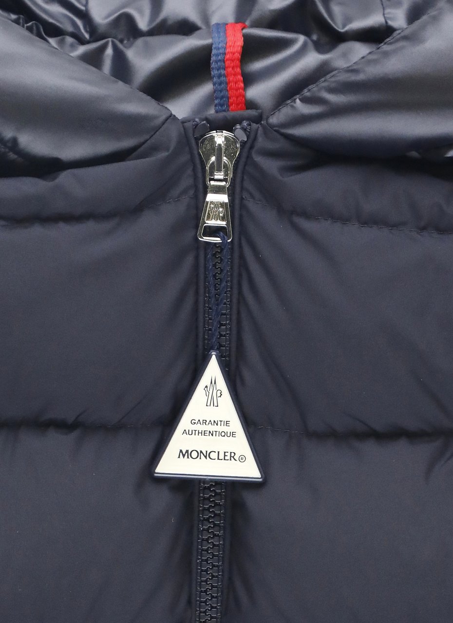 Moncler Coats Blue Blauw