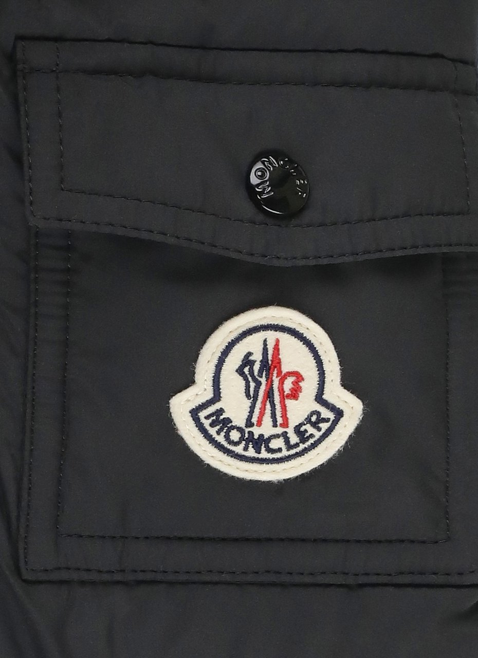 Moncler Coats Black Zwart