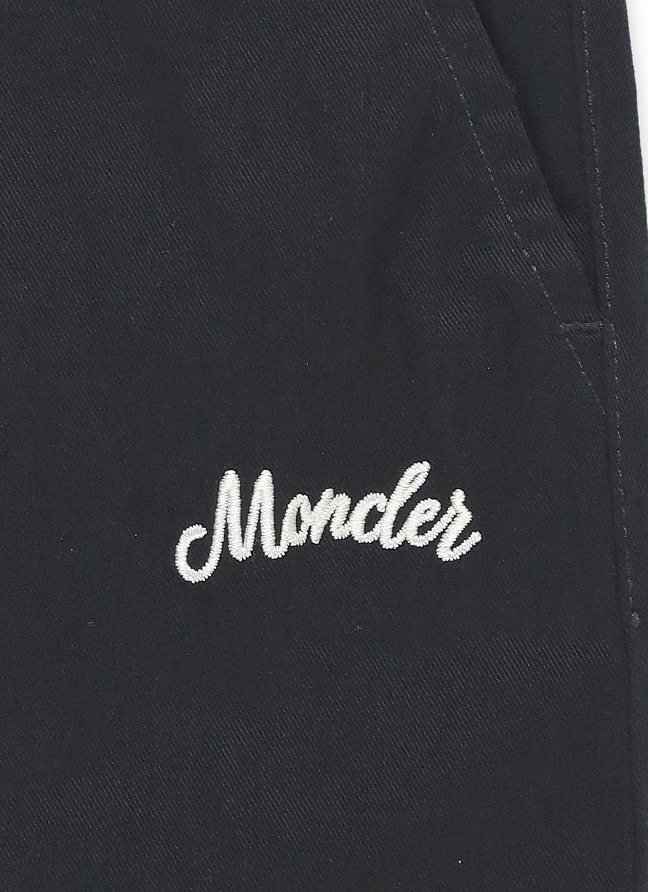 Moncler Trousers Black Zwart