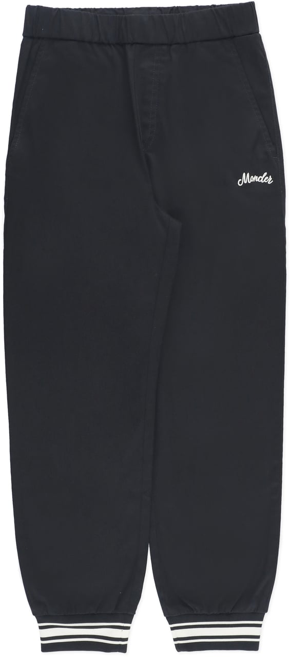 Moncler Trousers Black Zwart