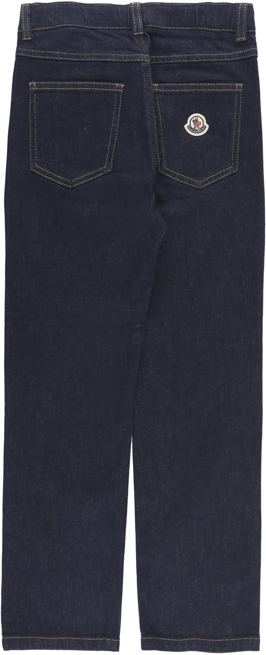 Moncler Trousers Blue Blauw