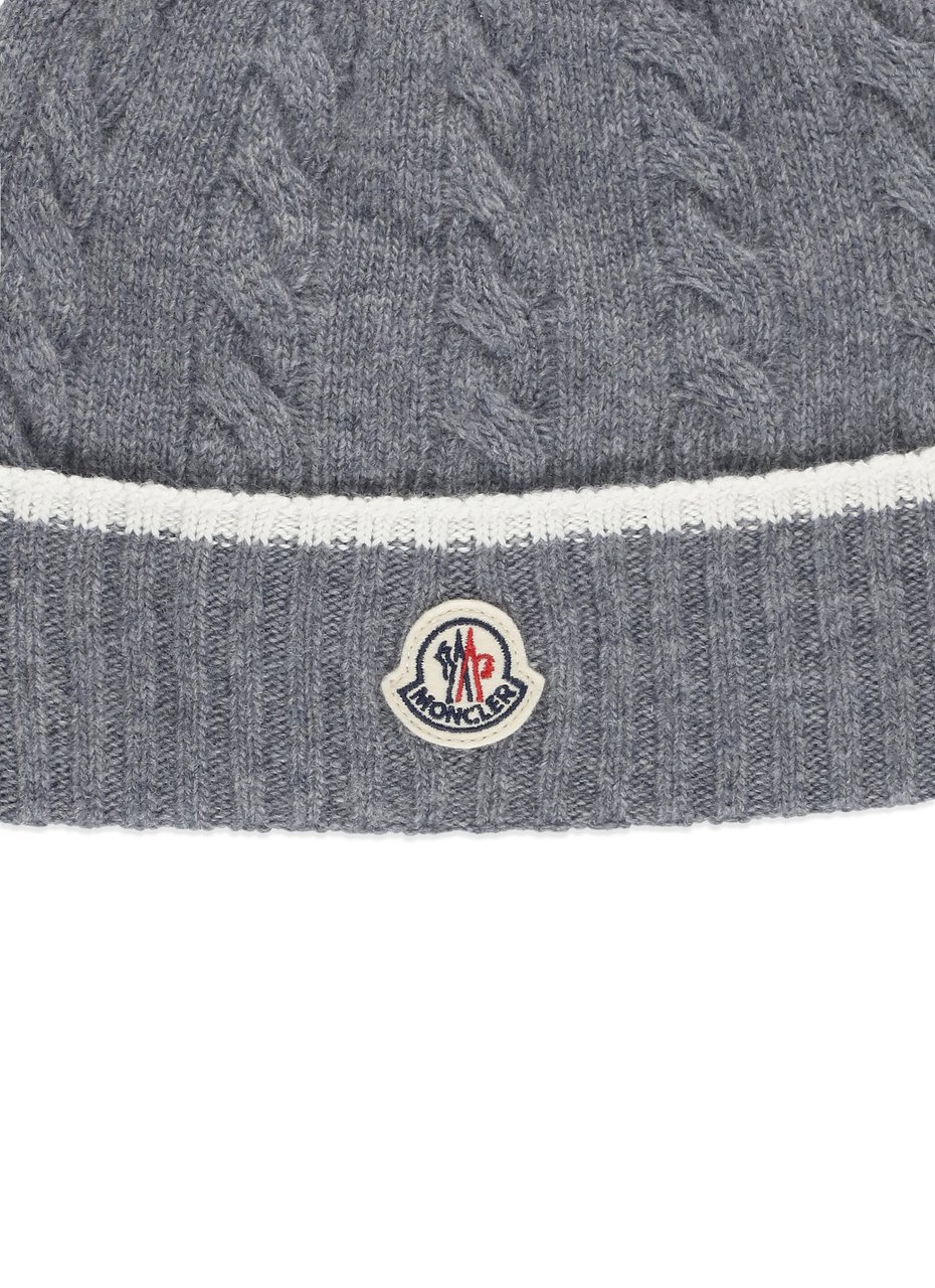 Moncler Hats Grey Grijs