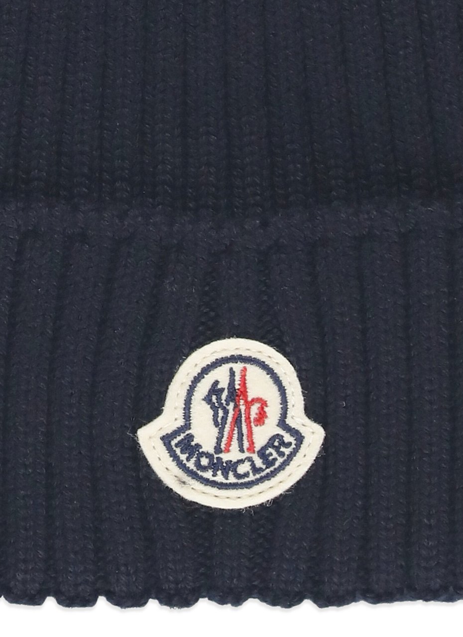 Moncler Hats Blue Blauw