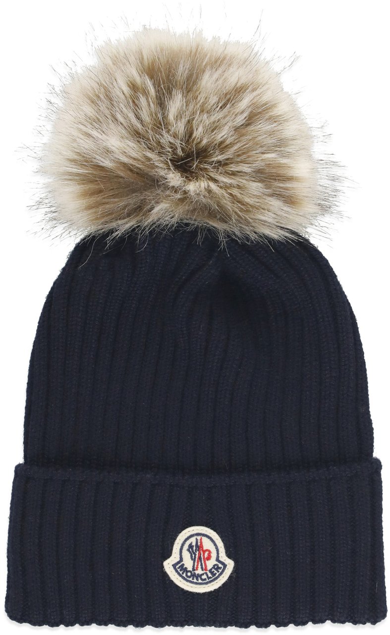 Moncler Hats Blue Blauw
