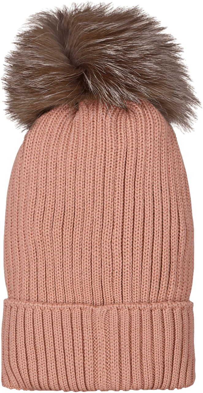 Moncler Kinder Meisjes Muts Licht Roze Roze
