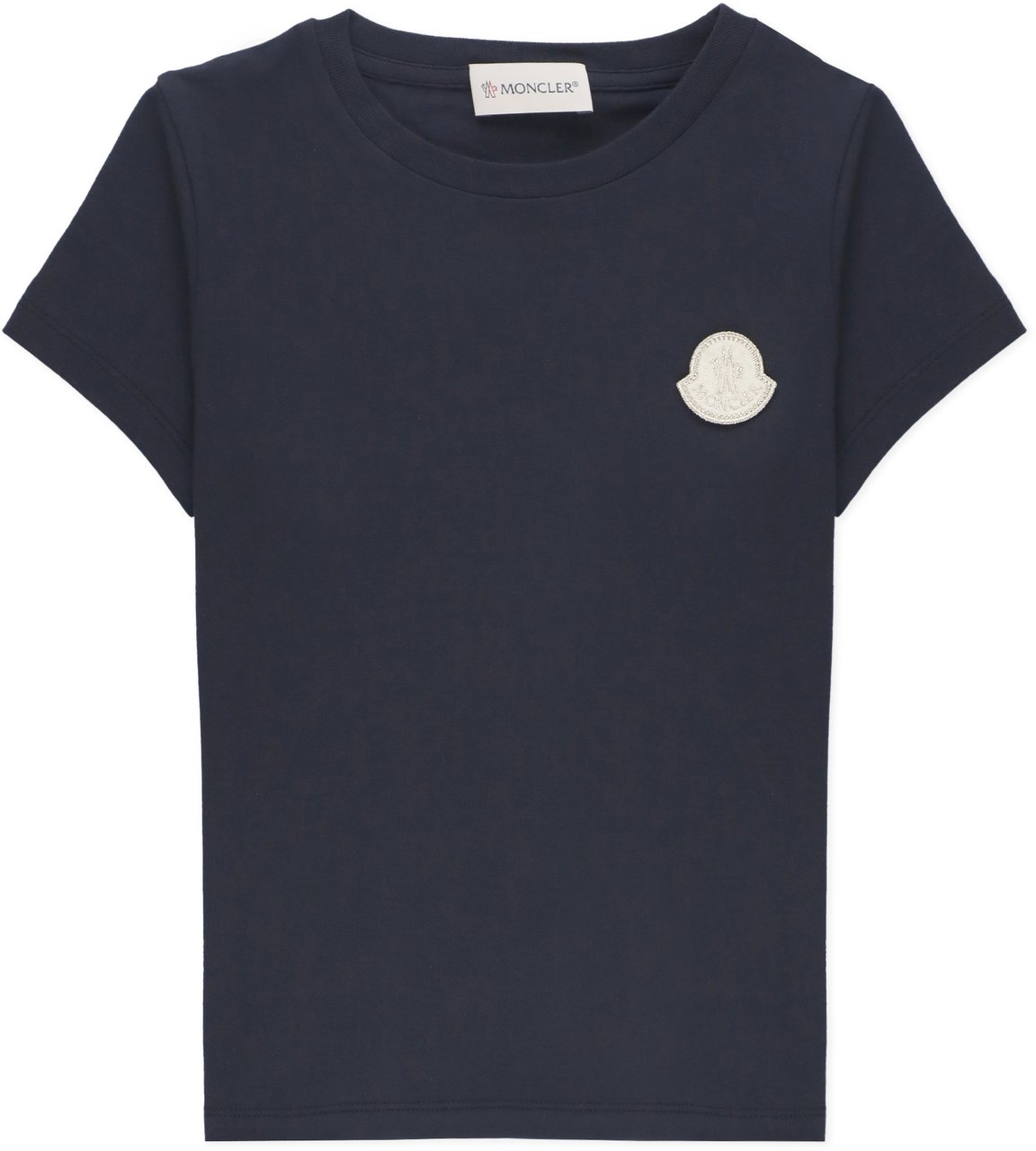 Moncler T-Shirts And Polos Blue Blauw