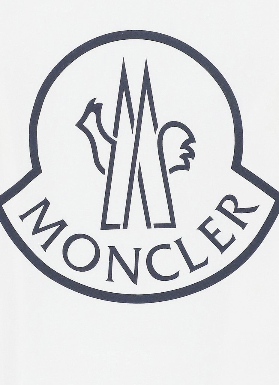 Moncler T-Shirts And Polos White Wit