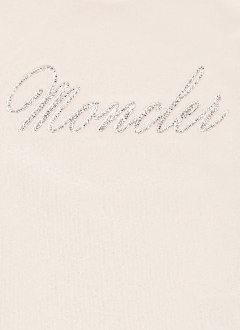 Moncler T-Shirts And Polos Pink Roze
