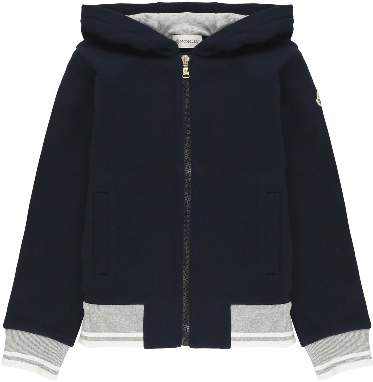 Moncler Sweaters Blue Blauw