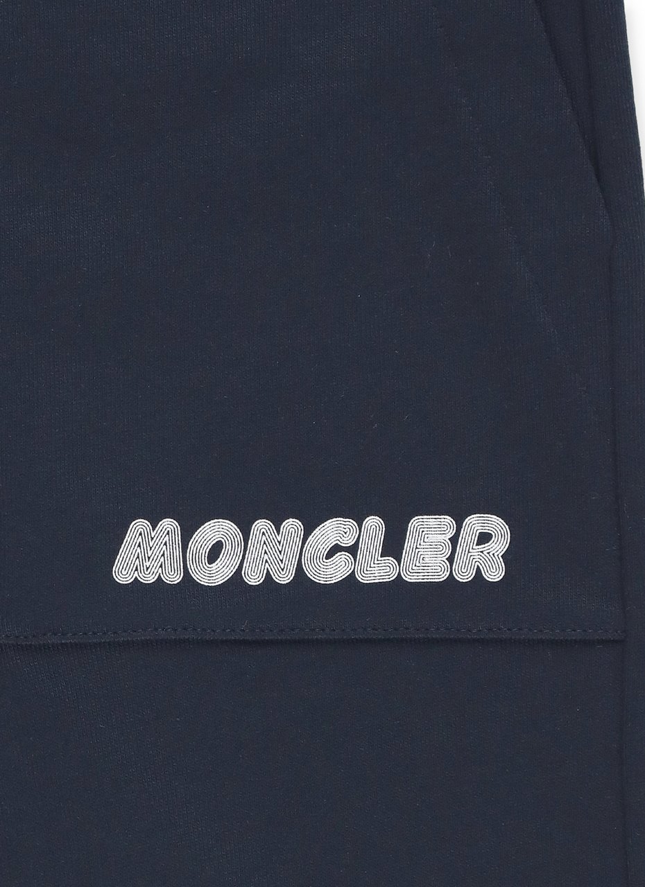 Moncler Shorts Blue Blauw