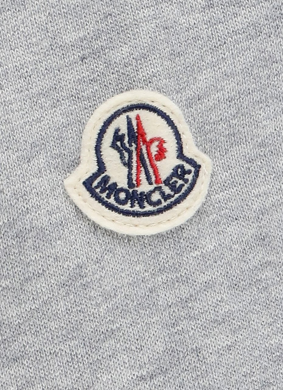 Moncler Dresses Grey Grijs