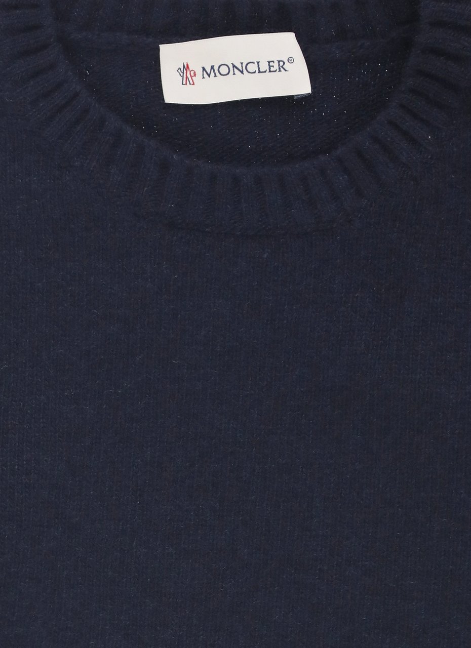 Moncler Sweaters Blue Blauw