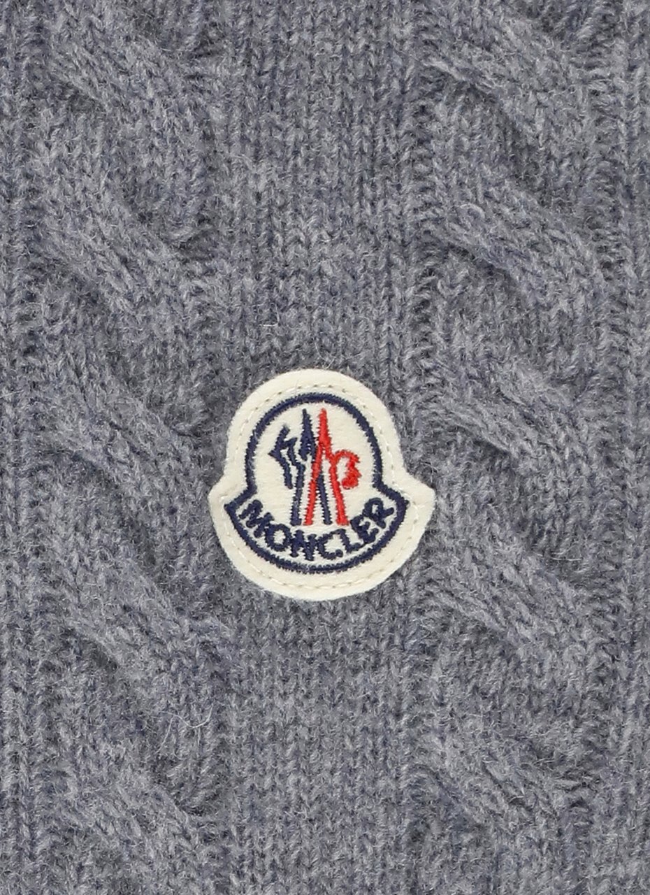 Moncler Sweaters Grey Grijs