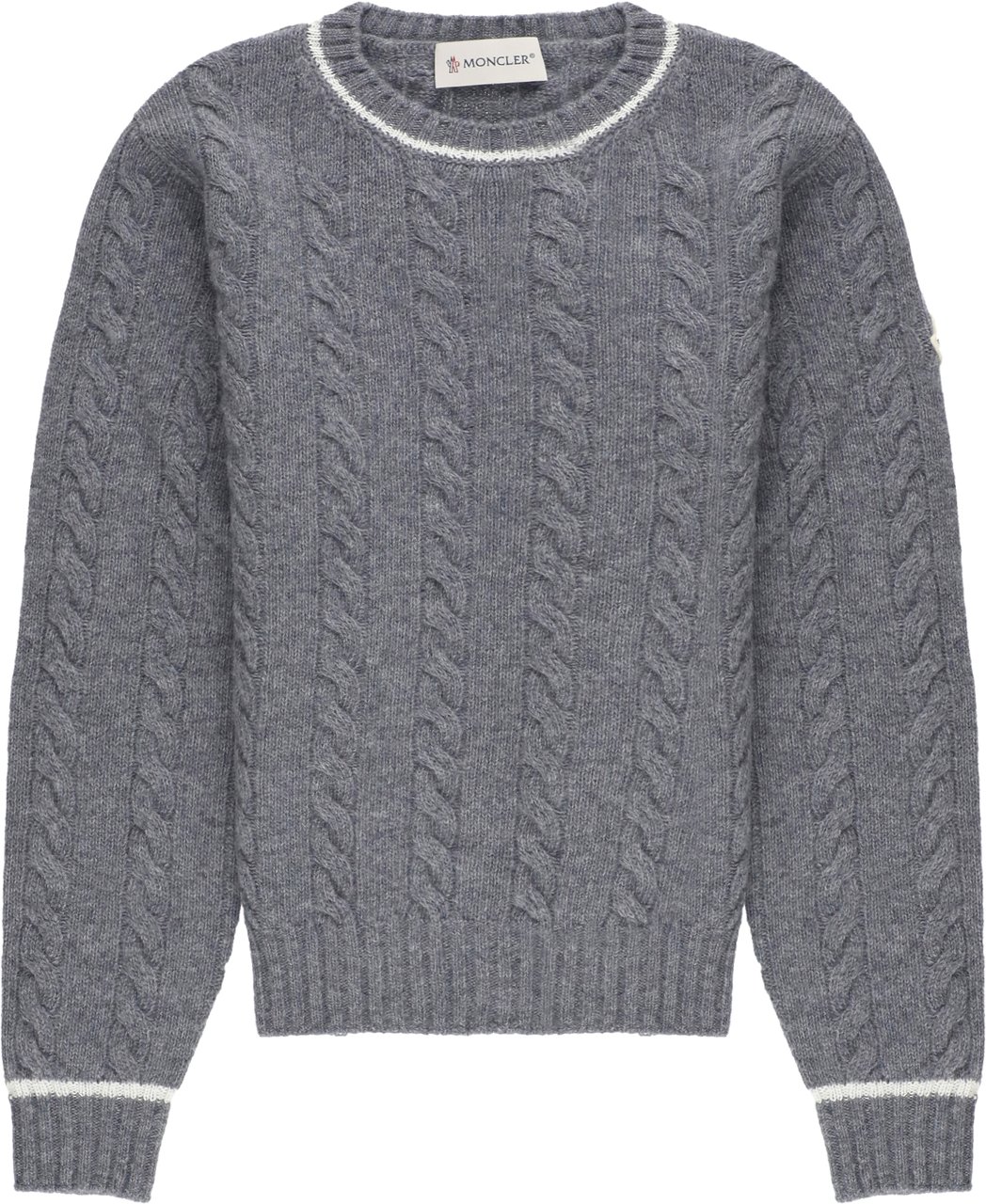 Moncler Sweaters Grey Grijs