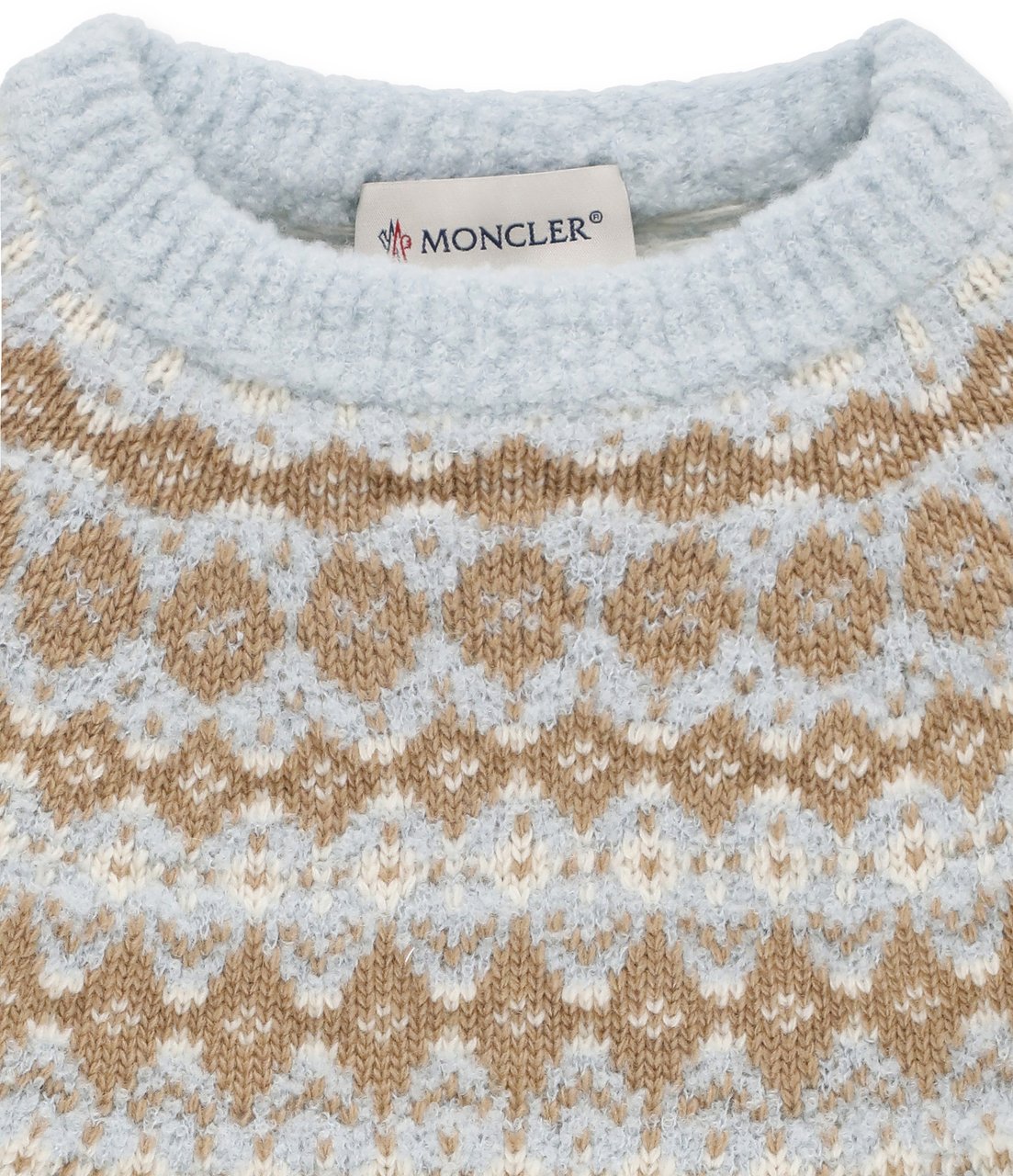 Moncler Sweaters Light Blue Blauw