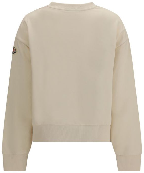 Moncler Moncler Beige Cotton Sweatshirt Beige